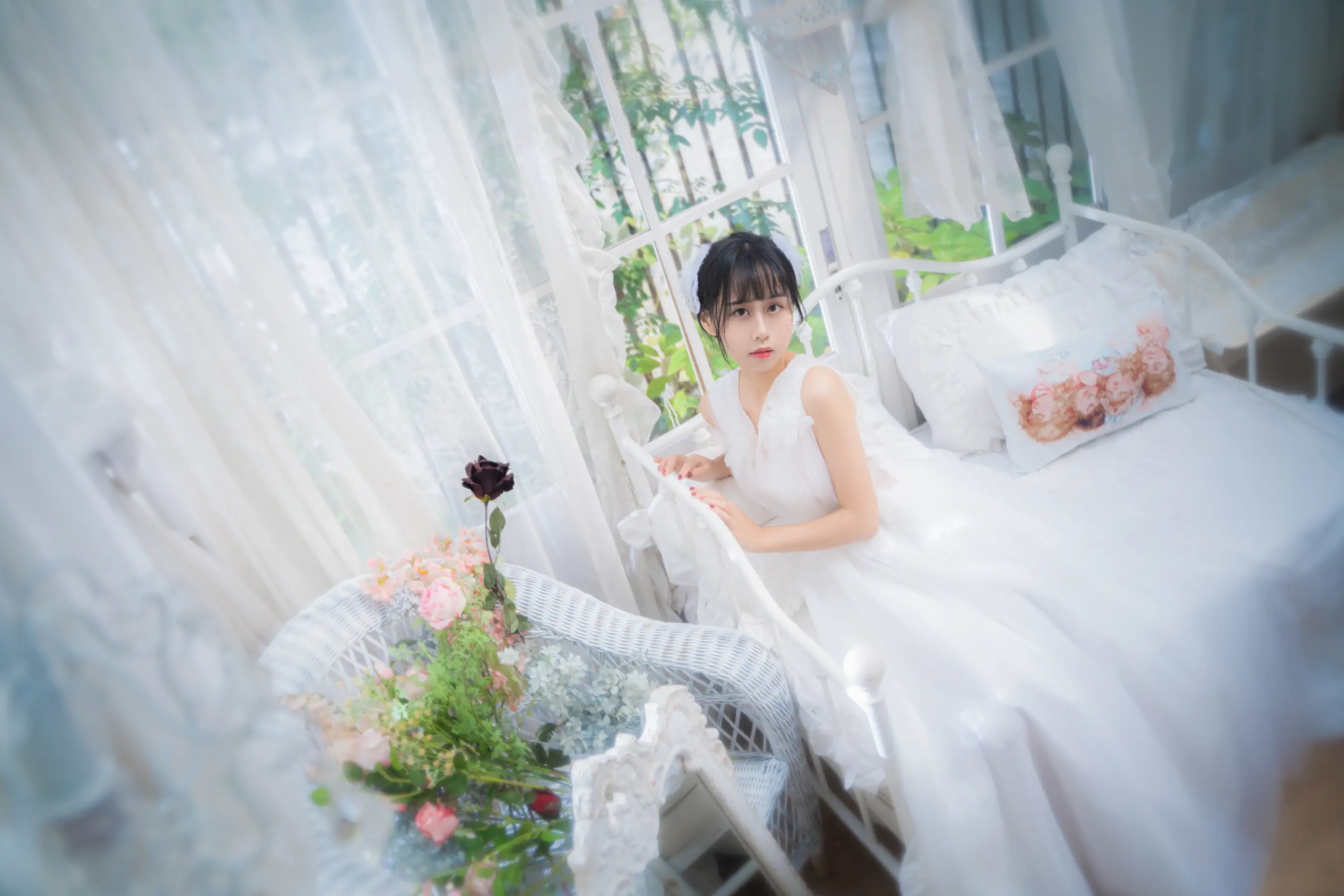 [YITUYU] 2022.05.28 Vol.1008 – Pure White Flower Marriage bud o0#[33P]-17